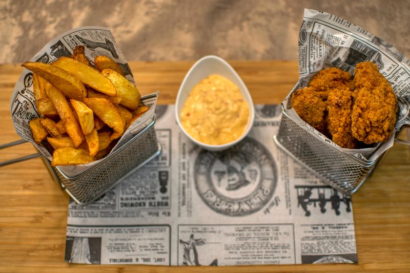Hangry Joe's double-stacked hot chicken sandwich